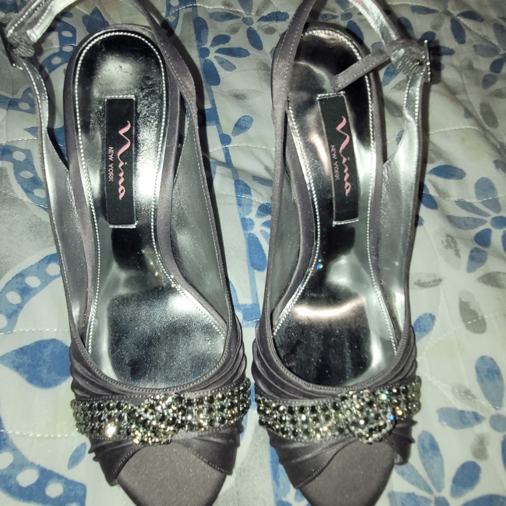Nina Gray Diamond Stiletto